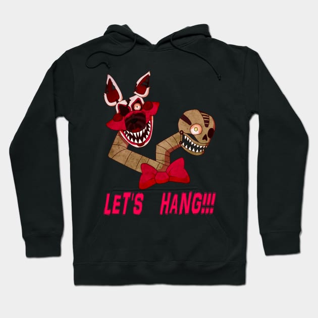 Nightmare Mangle- Let's Hang! Hoodie by VioletRose